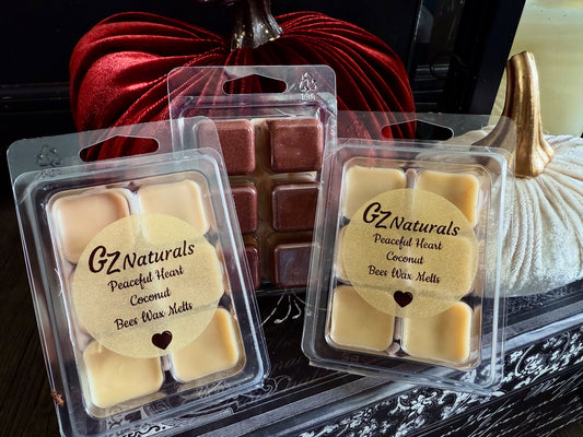 Bees Wax & Coconut Melts - Peaceful Heart Scent